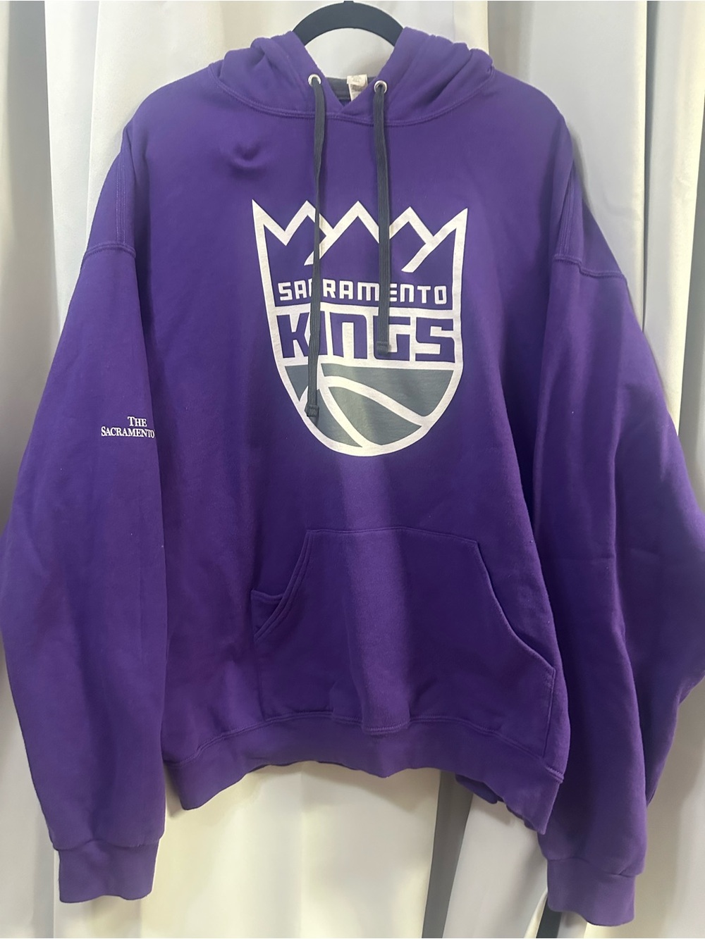 Fruit of the Loom Sacramento Kings Purple Hooded Sweatshirt